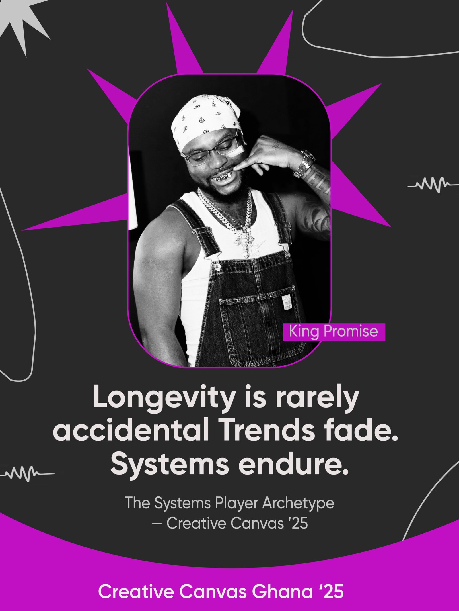 Creative Canvas 2025: King Promise — The systems player