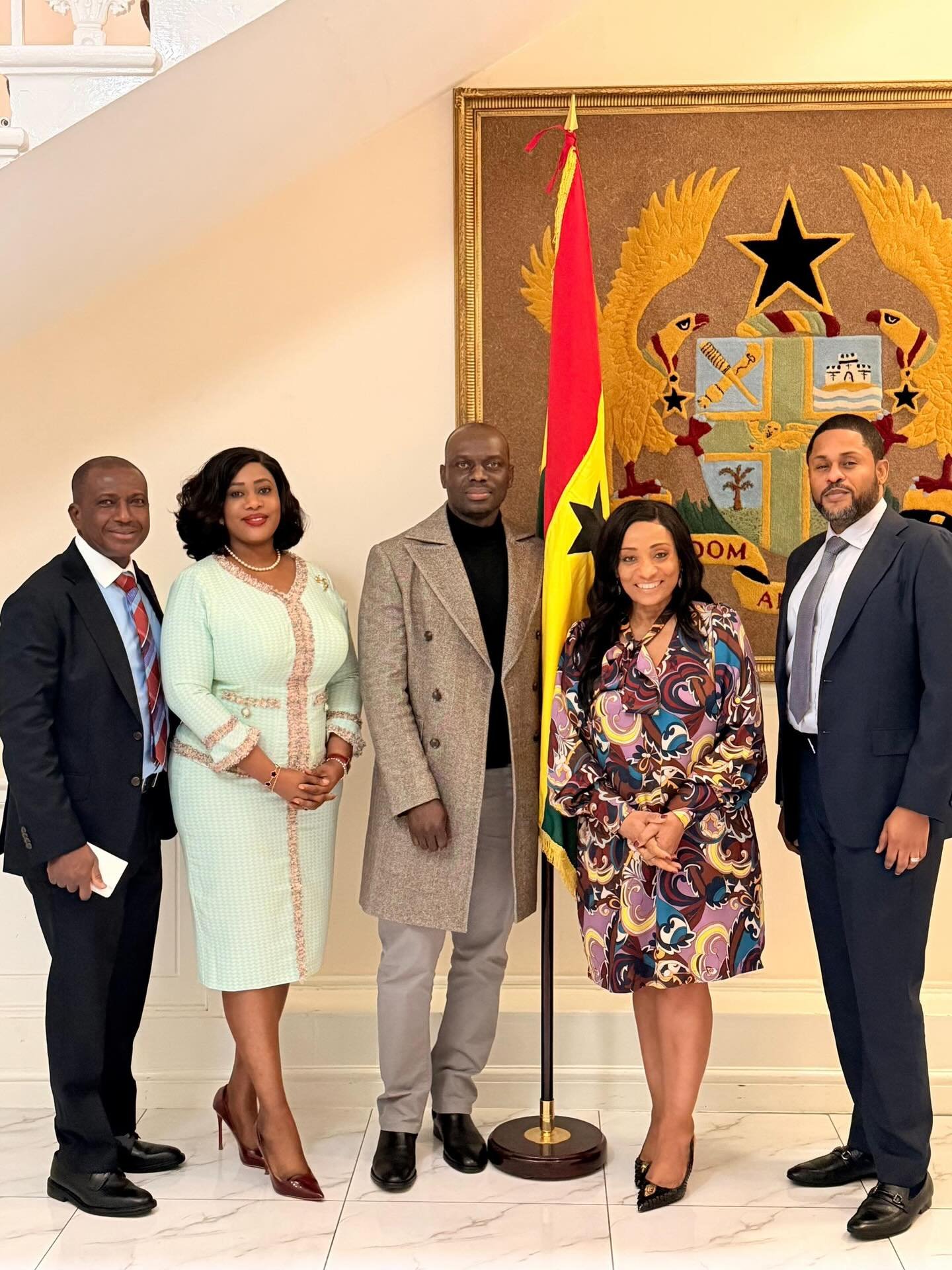 Ghana’s High Commissioner to UK engages tech innovator Danny Manu on potential Ghana projects