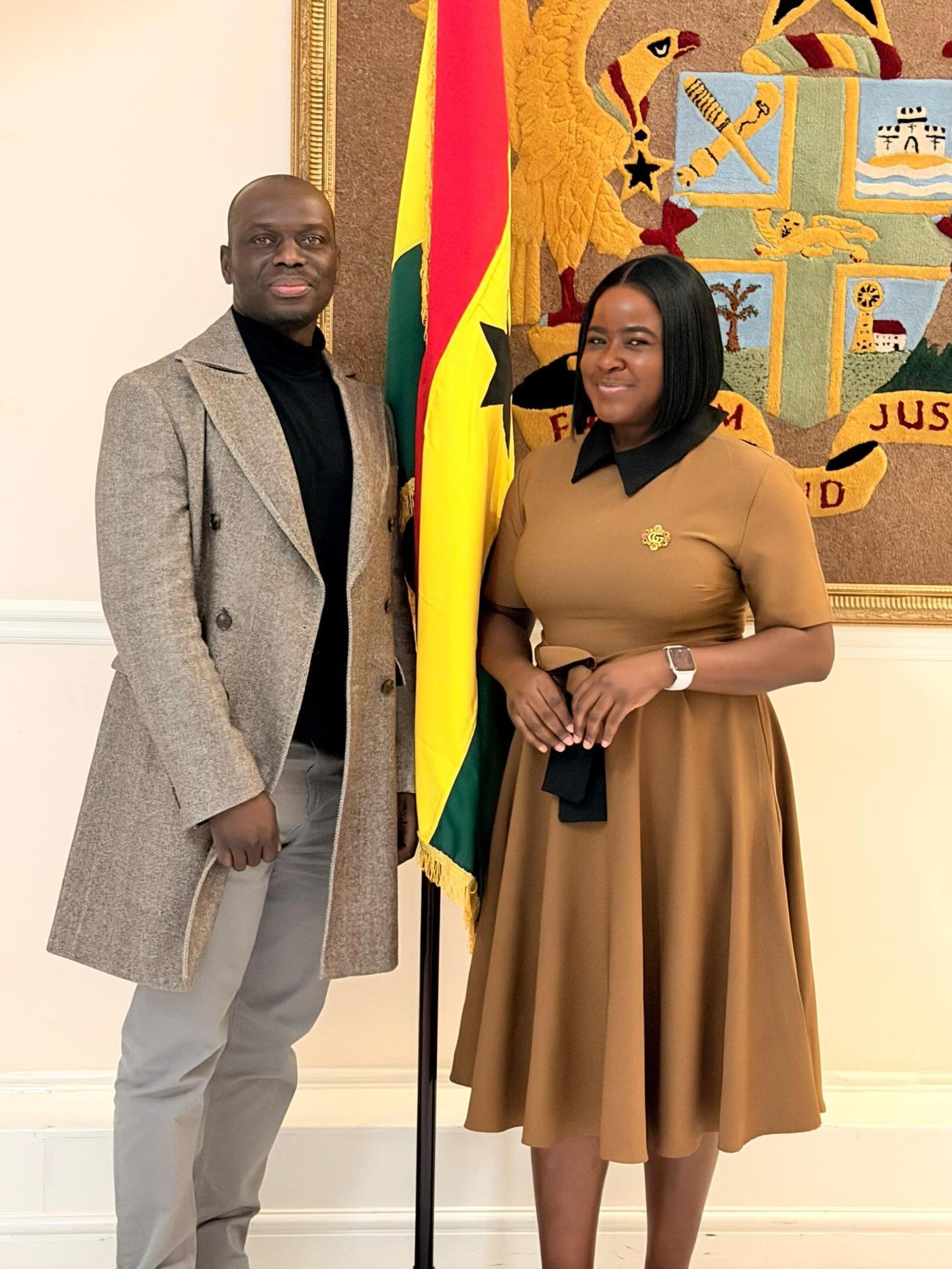 Ghana’s High Commissioner to UK engages tech innovator Danny Manu on potential Ghana projects