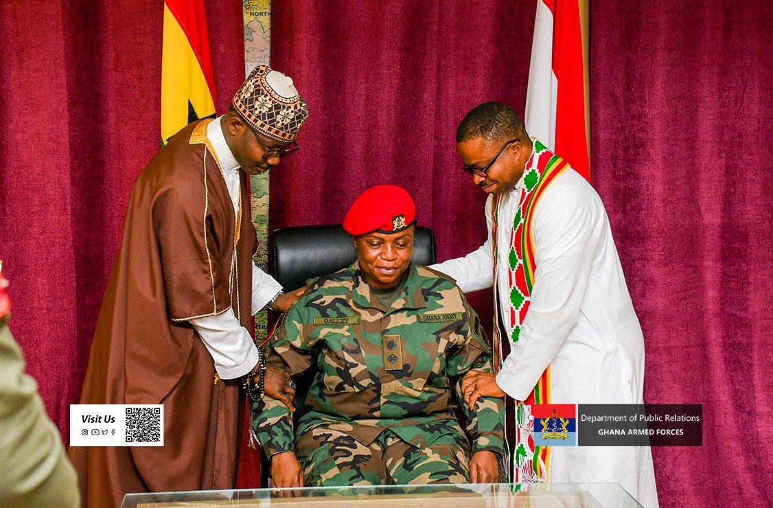 Lt Col Dela Galley makes history as first female commander of Ghana Military Police