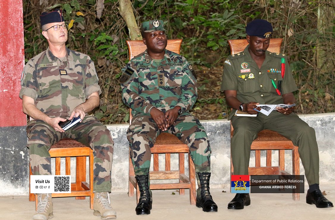 Ghana and France launch jungle training to combat illegal mining