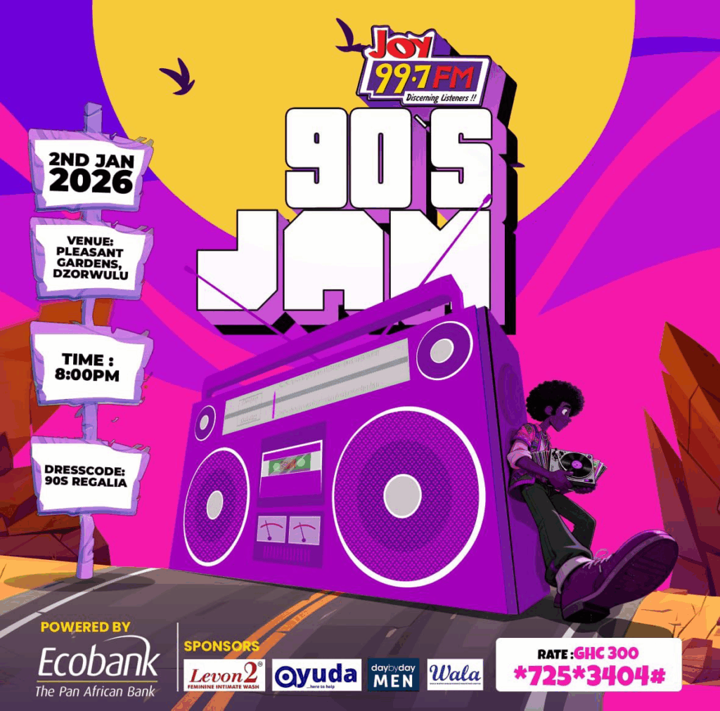 Joy FM’s iconic 90’s Jam returns tonight: Bigger, better, and packed with nostalgia Joy FM’s iconic 90’s Jam returns tonight: Bigger, better, and packed with nostalgia