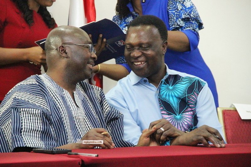 Photos: NPP presidential candidates sign peace pact ahead of January 31 primaries