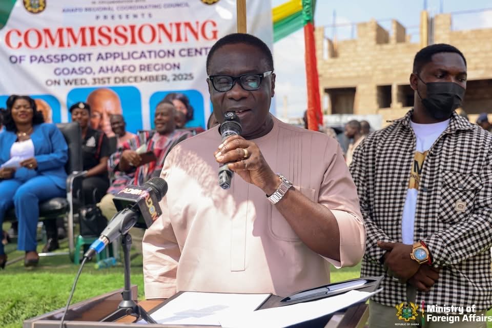 Deputy Foreign Affairs Minister commissions Passport Application Centre in Goaso