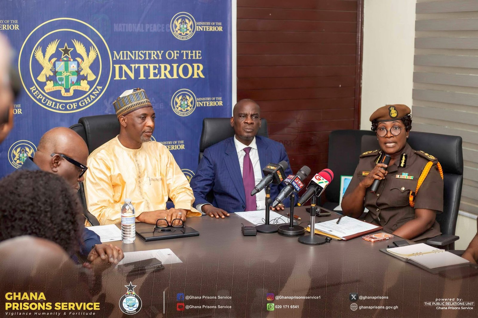 Prisons Service to produce sanitary pads, uniforms and furniture for schools Prisons Service to produce sanitary pads, uniforms and furniture for schools