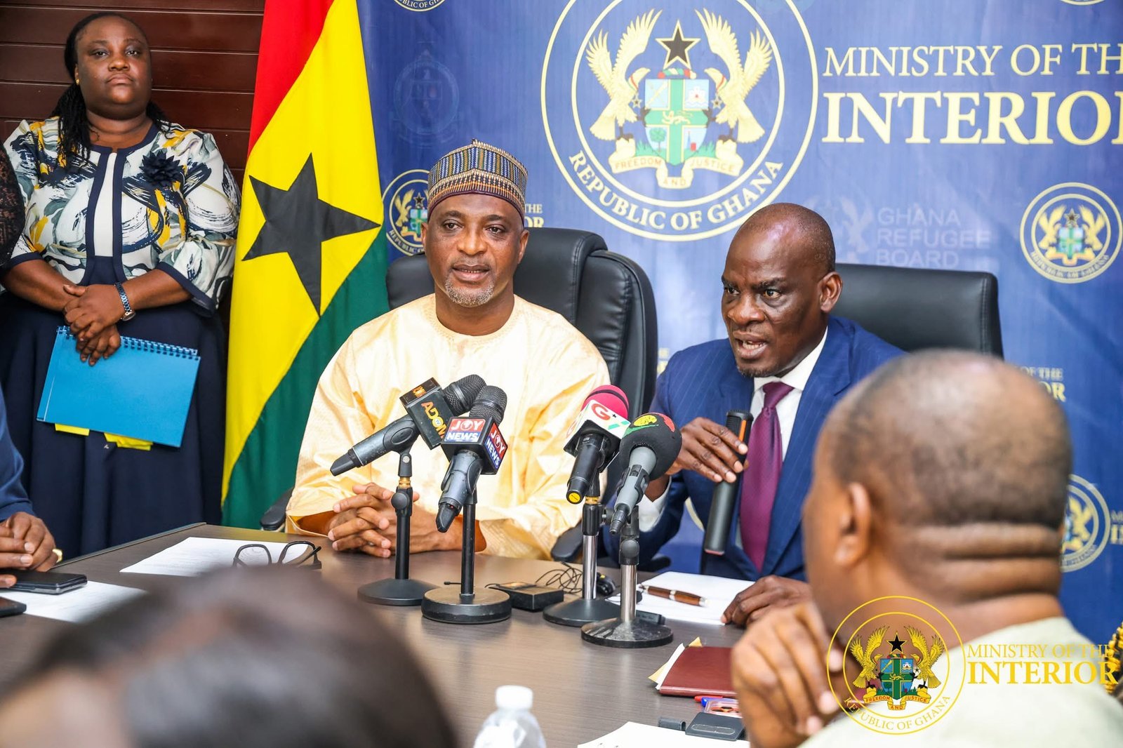 Interior and Education Ministries signs MoU to produce sanitary pads, school uniforms and furniture