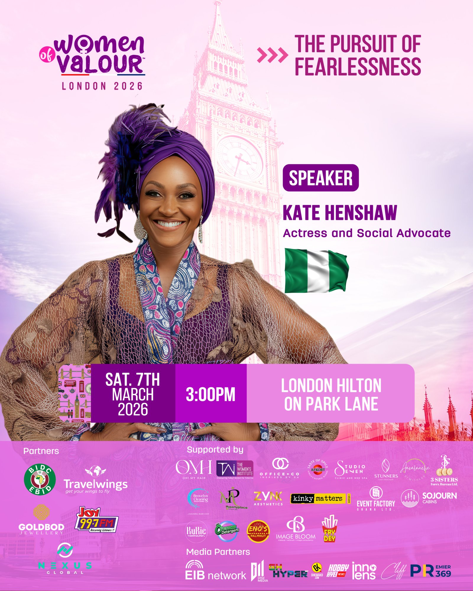 Nana Ama McBrown, Kate Henshaw headline Women of Valour London 2026