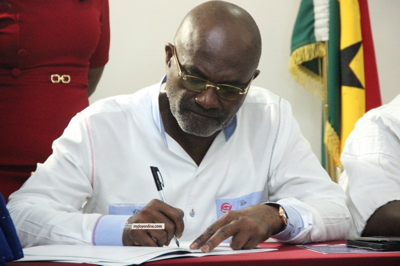 Photos: NPP presidential candidates sign peace pact ahead of January 31 primaries