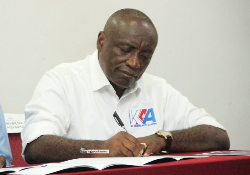Photos: NPP presidential candidates sign peace pact ahead of January 31 primaries