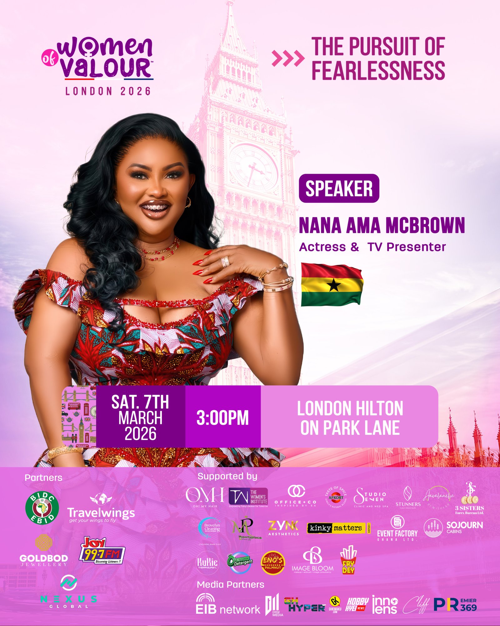 Nana Ama McBrown, Kate Henshaw headline Women of Valour London 2026