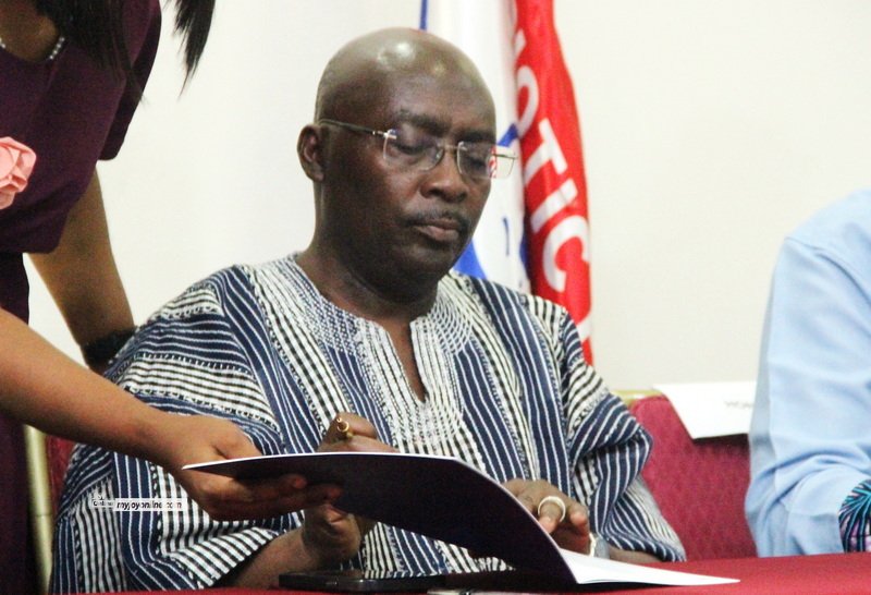 Photos: NPP presidential candidates sign peace pact ahead of January 31 primaries