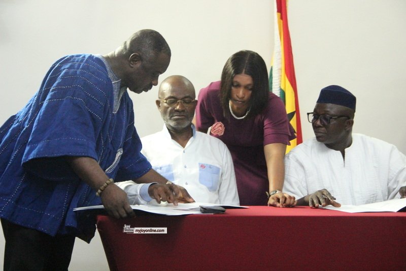 Photos: NPP presidential candidates sign peace pact ahead of January 31 primaries