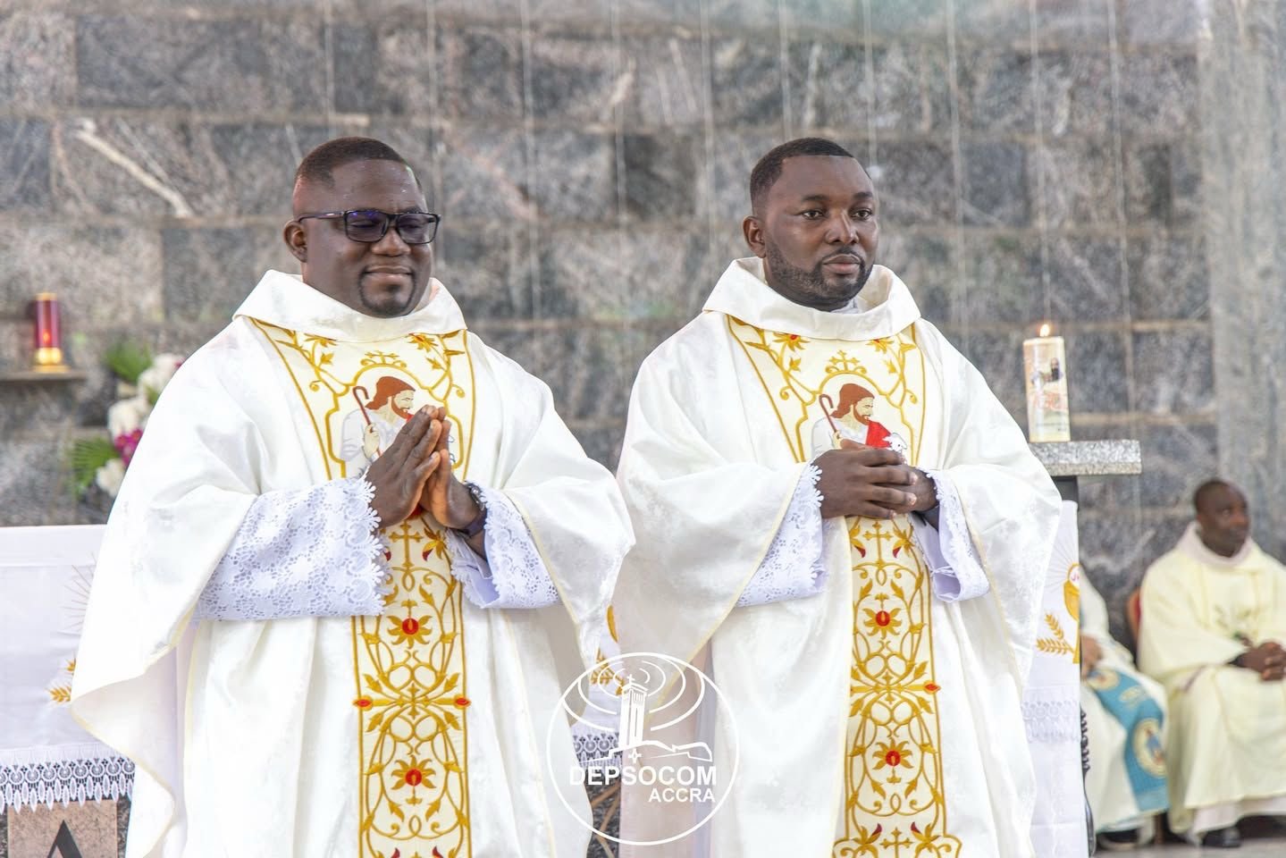Rev. Fr. Mamertus Adaklumegah and Rev. Fr. Godwin Kwasi Kudzi