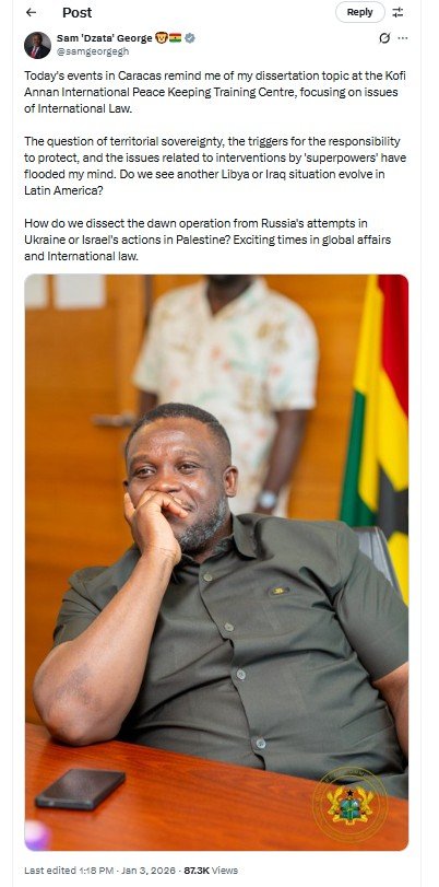 Another Libya or Iraq? - Sam George reacts to US capture of Venezuelan president