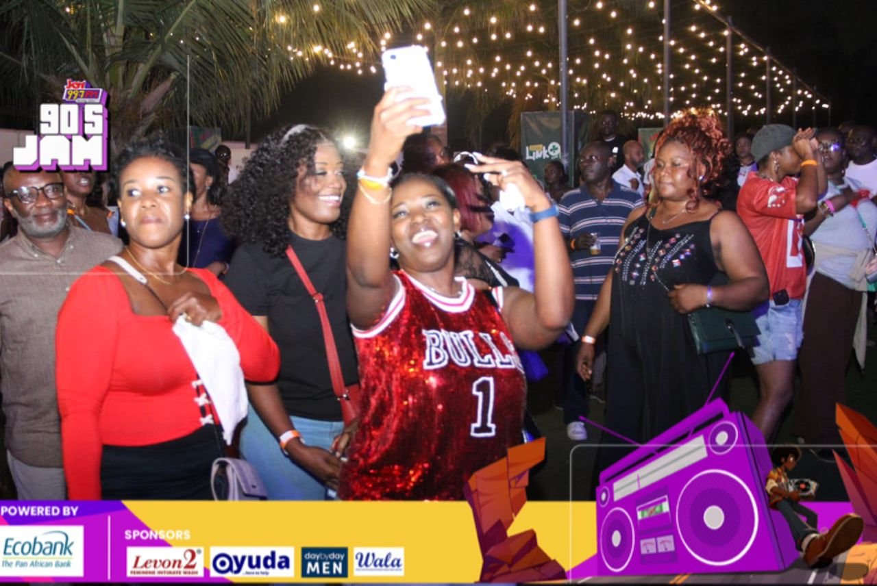 Joy FM’s sold-out 90’s Jam ignites Dzorwulu with throwback fashion and unrivalled energy Joy FM’s sold-out 90’s Jam ignites Dzorwulu with throwback fashion and unrivalled energy