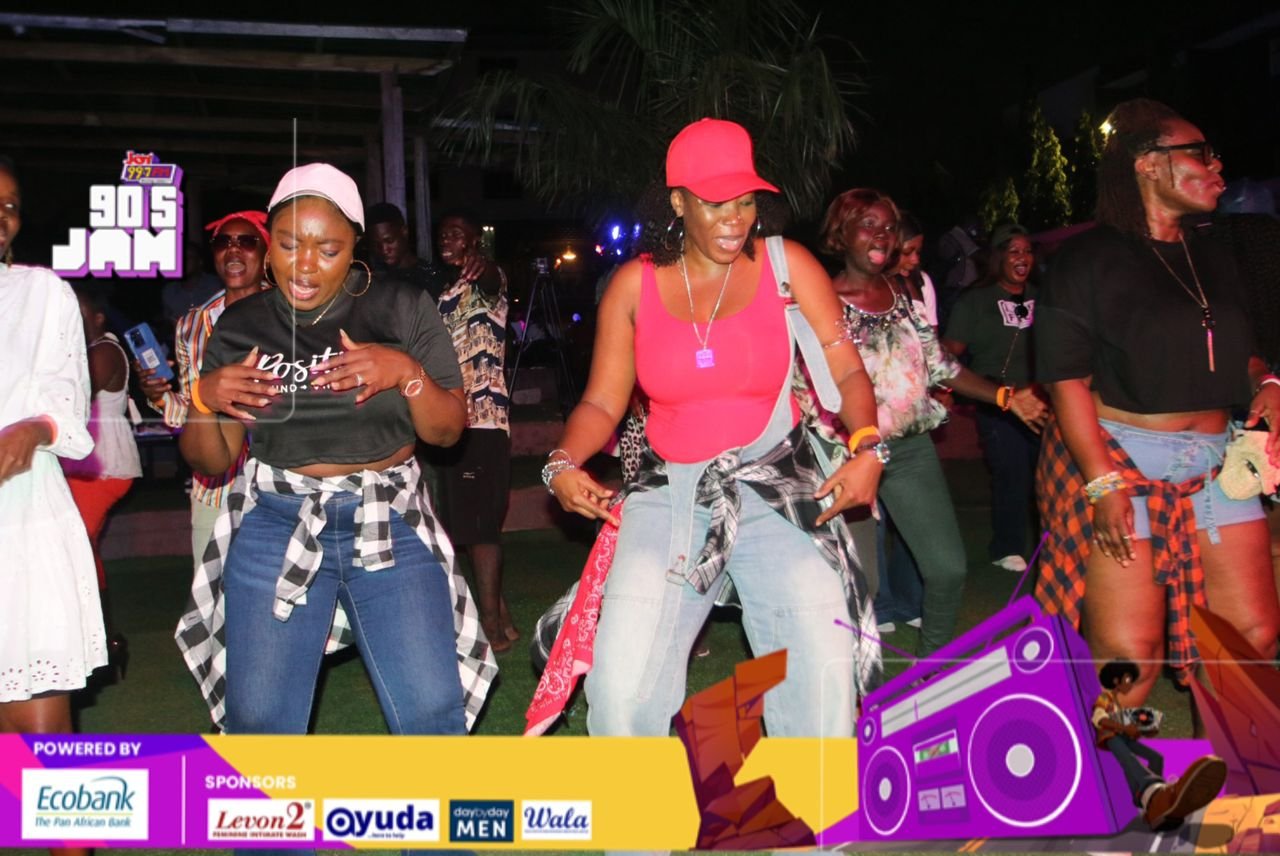 Joy FM’s sold-out 90’s Jam ignites Dzorwulu with throwback fashion and unrivalled energy Joy FM’s 90’s Jam