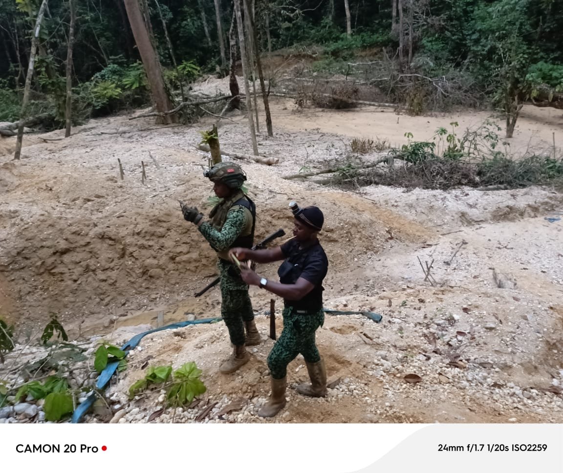 13 illegal miners arrested in Western North raid 13 illegal miners arrested in Western North raid