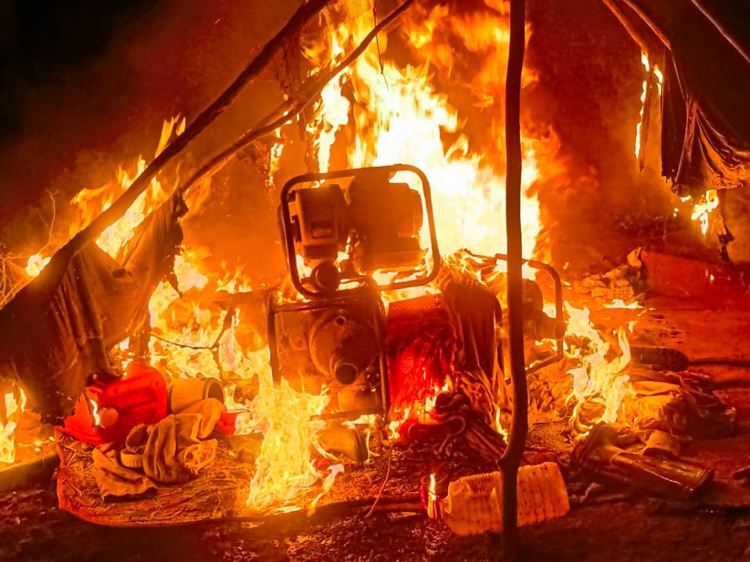 13 illegal miners arrested in Western North raid 13 illegal miners arrested in Western North raid