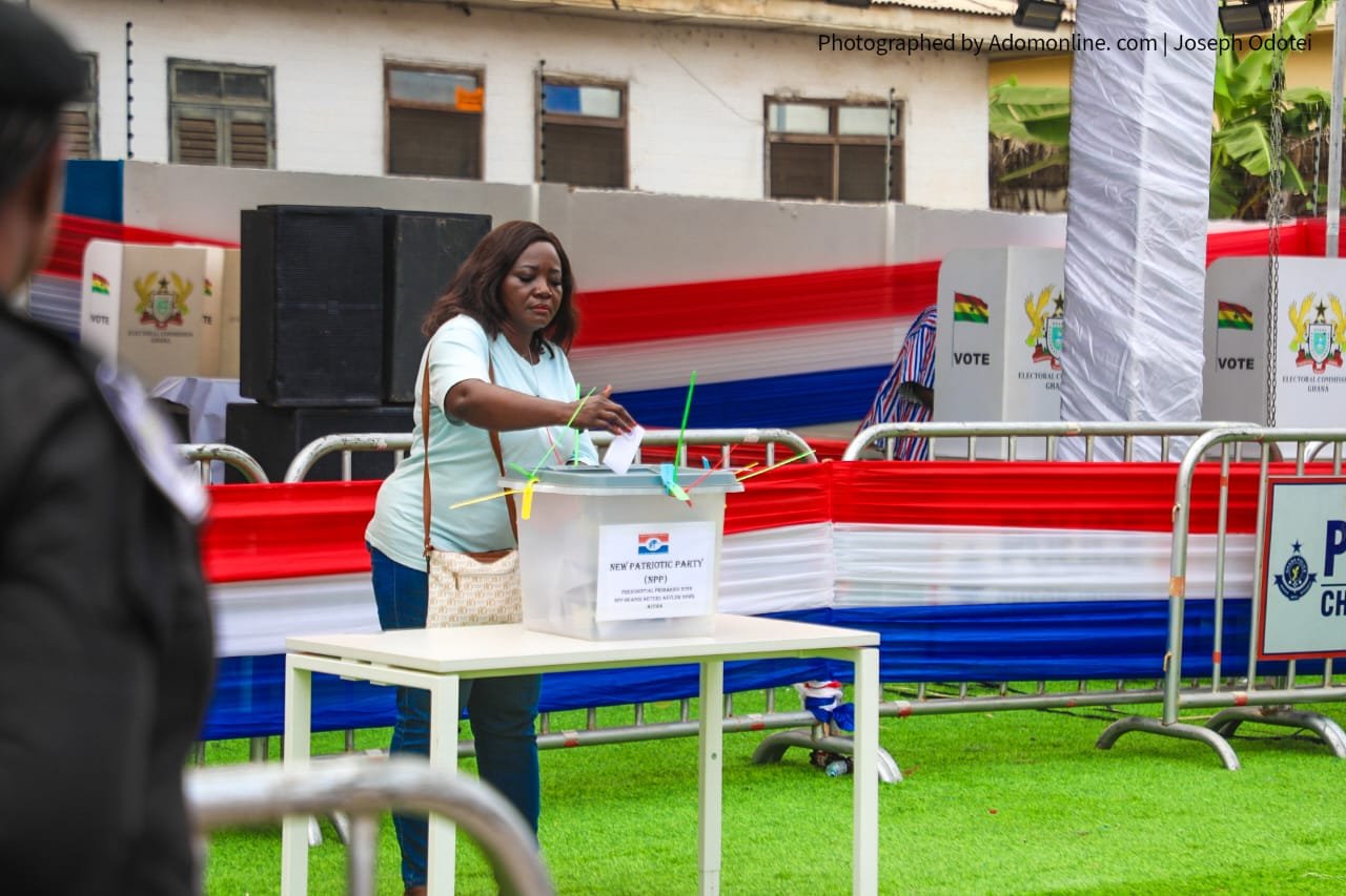 Photos: Delegates cast ballots at NPP headquarters in flagbearer race