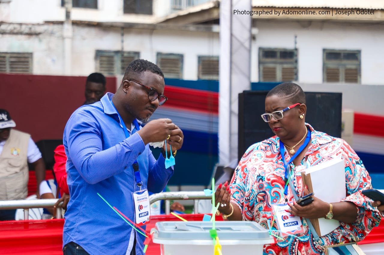 Photos: Delegates cast ballots at NPP headquarters in flagbearer race