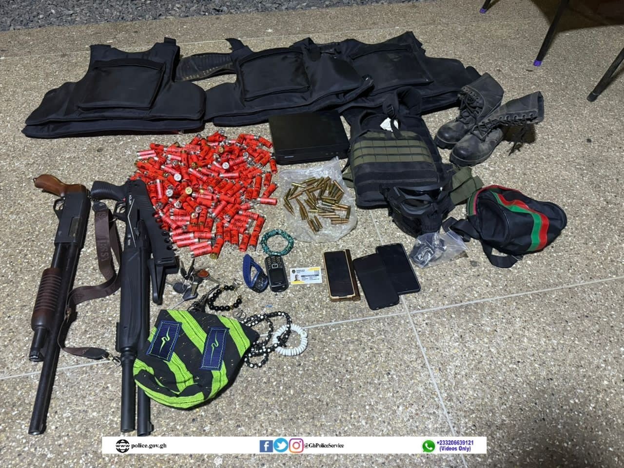 Police arrest 2 more suspects linked to Adabraka jewellery shop robbery