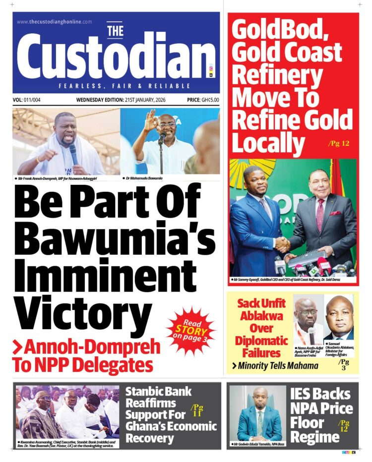 Today's front pages: Wednesday, January 21, 2026