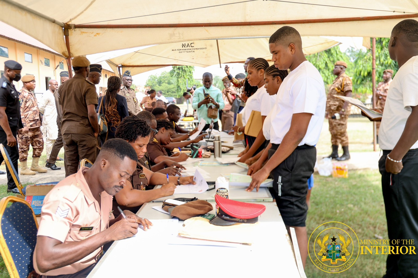 Interior Minister assures fair, transparent recruitment at Prisons Screening Centre