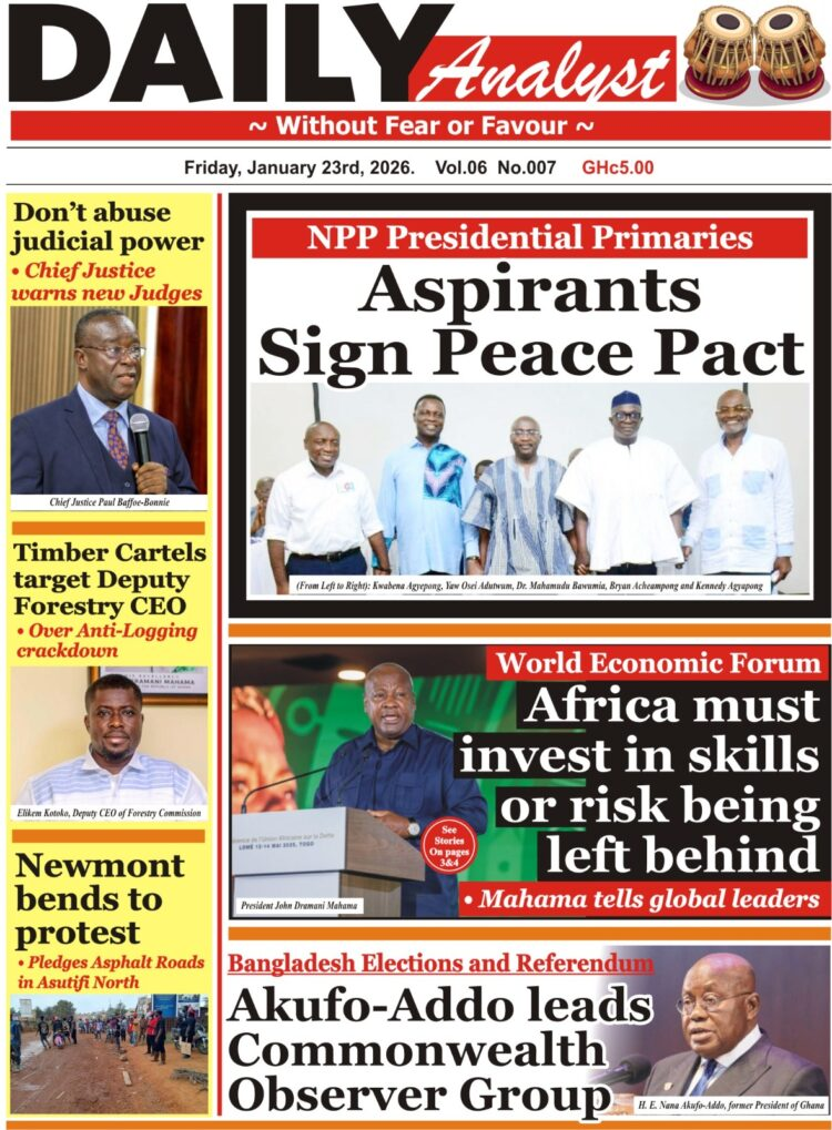 Today's Front pages: Friday, January 23, 2025