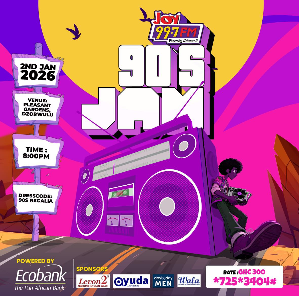 Relive the 90s: Joy FM’s 90’s Jam takes over this Friday