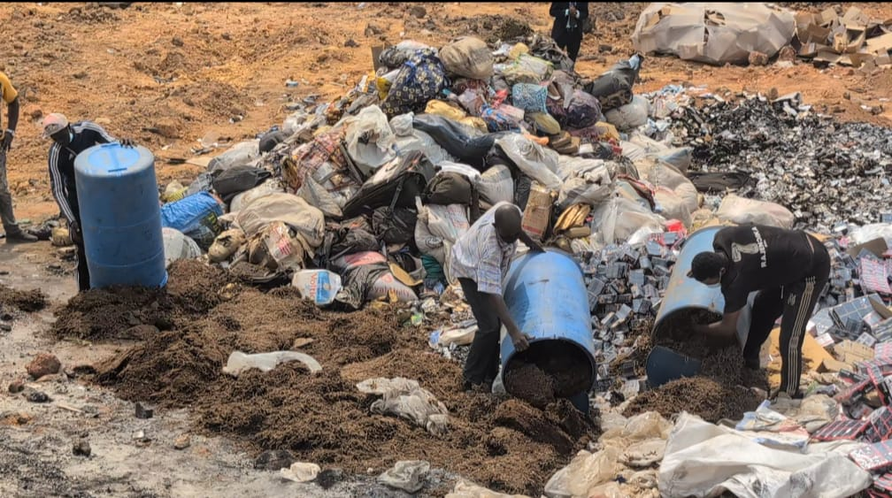 Police Drug Law Enforcement Unit destroys seized illicit drugs