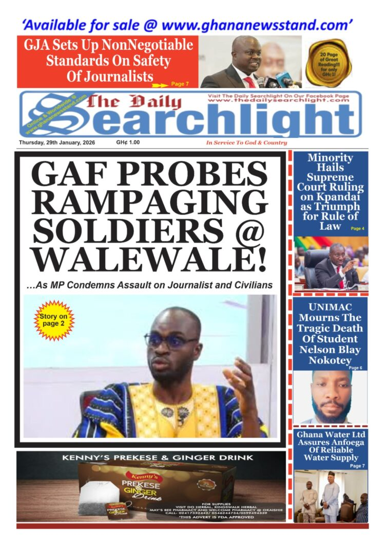 Today's Front pages: Thursday, January 29, 2026