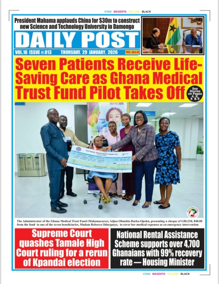 Today's Front pages: Thursday, January 29, 2026