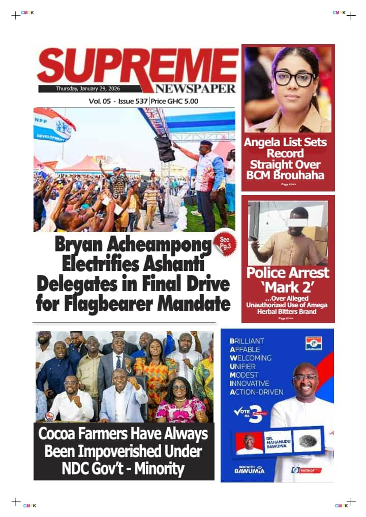 Today's Front pages: Thursday, January 29, 2026