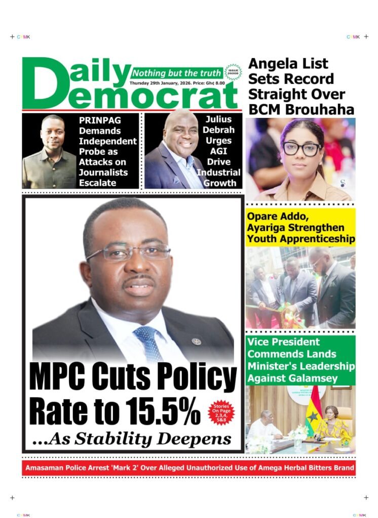 Today's Front pages: Thursday, January 29, 2026