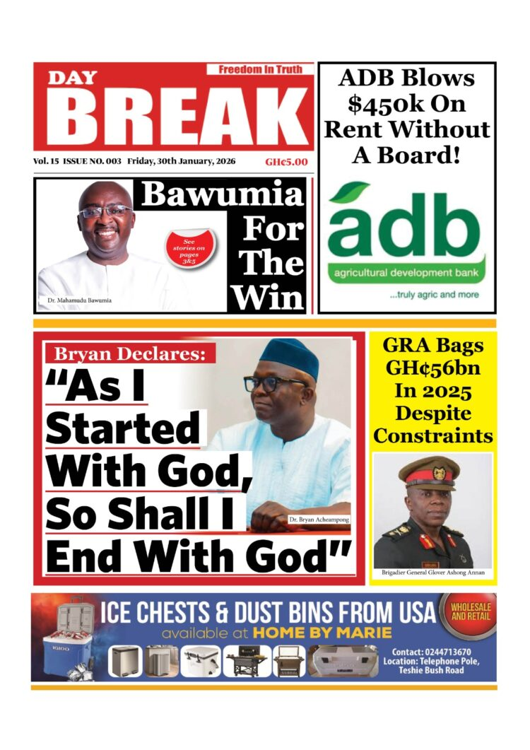 Today's Front pages : Friday, January 30, 2026