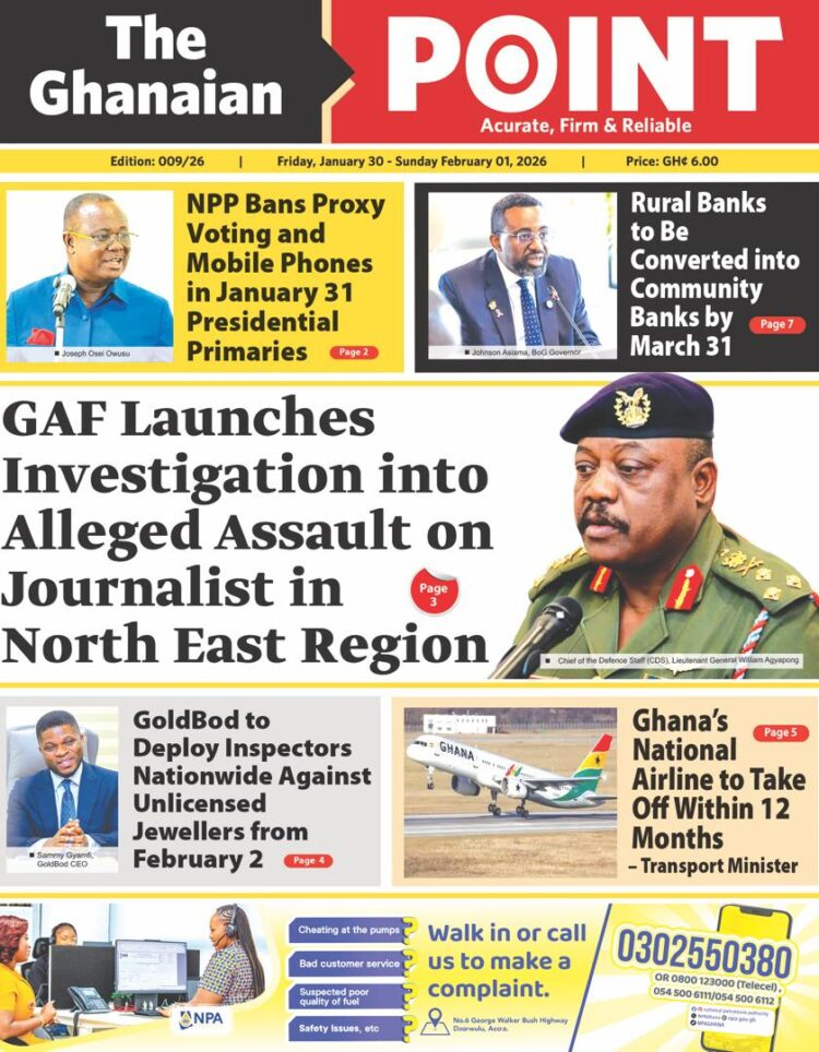 Today's Front pages : Friday, January 30, 2026