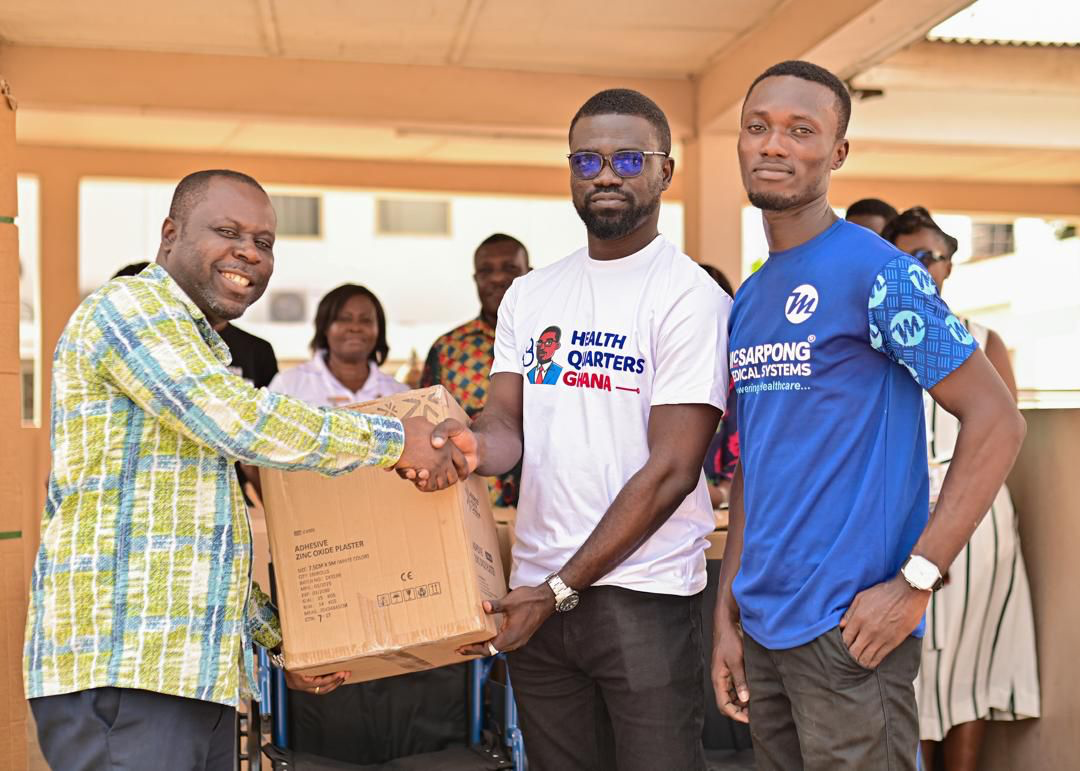 Health Quarters Ghana, McSarpong support Korle-Bu Polyclinic with medical equipment