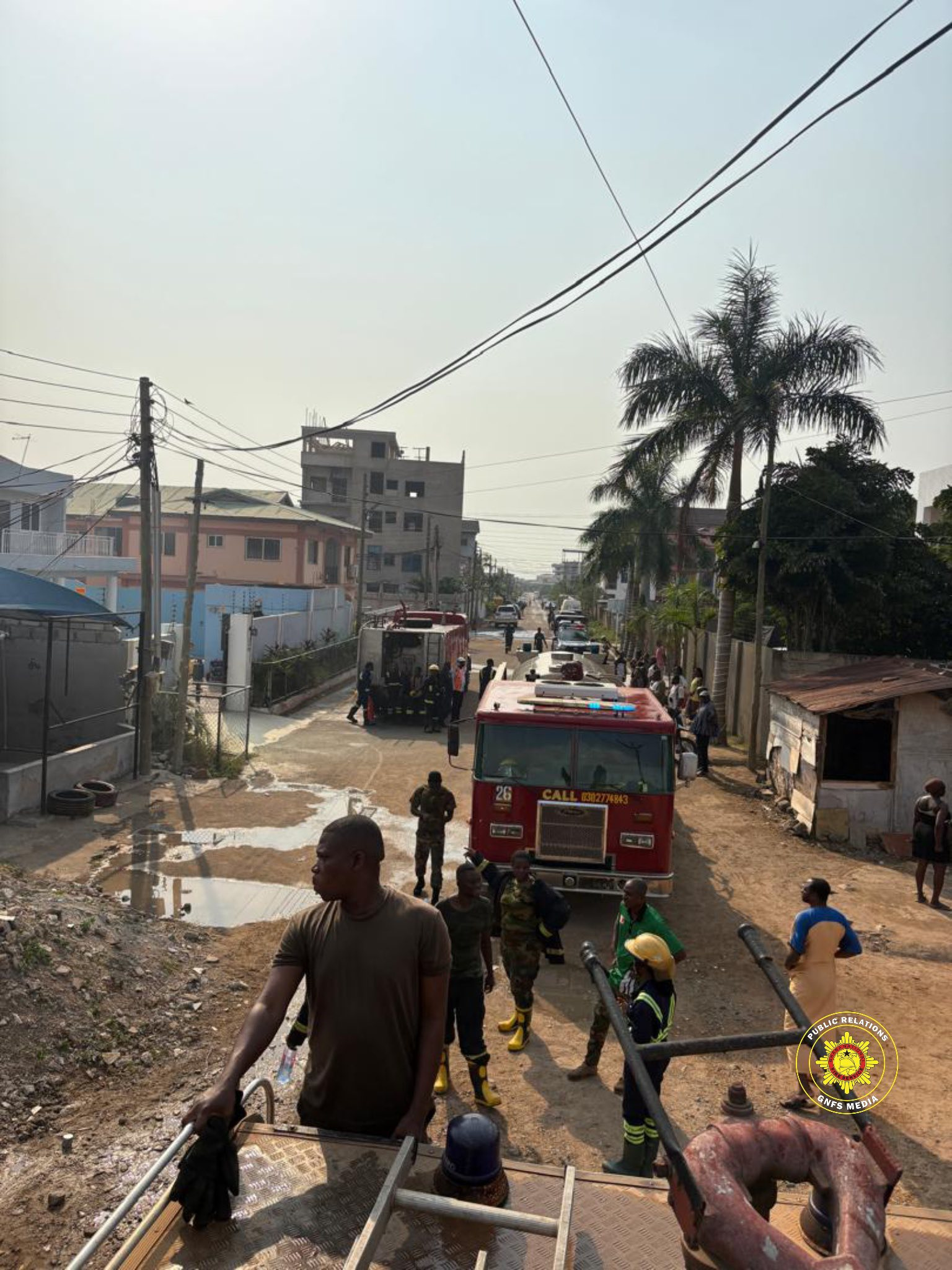 Domestic blaze at Tse Addo destroys wooden structures Domestic blaze at Tse Addo destroys wooden structures