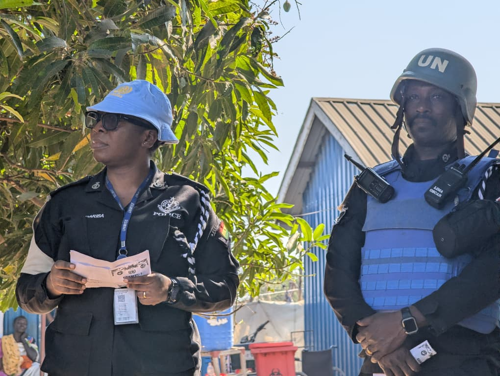 Ghana police deliver medical aid to South Sudan hospital 