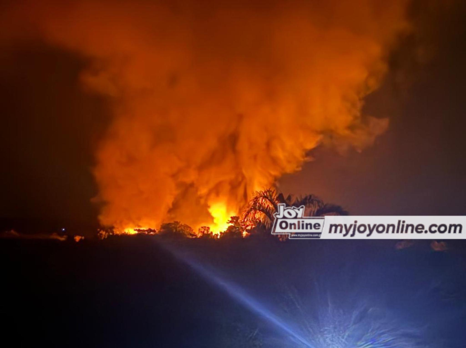 NAIMOS disrupts nighttime illegal mining operations along the Ankobrah River