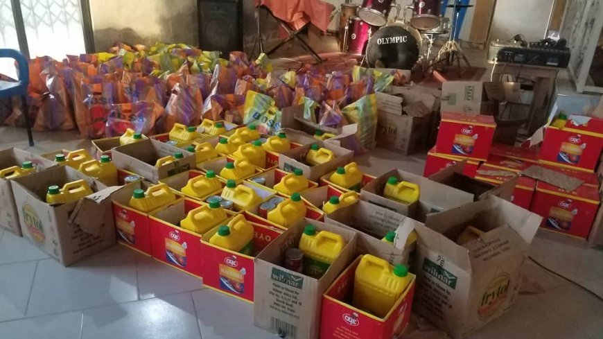 Stephen Kingsley Bennieh supports widows, widowers and vulnerable families in Bibiani-Anhwiaso-Bekwai