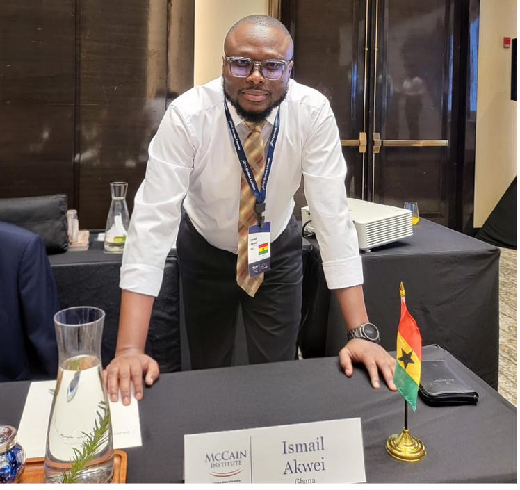 Ghanaian Ismail Akwei named to the Alumni Leadership Council of McCain Global Leaders