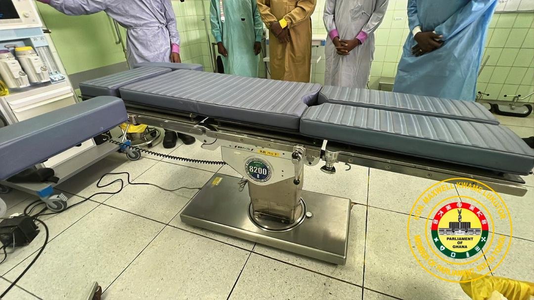 South Tongu MP inspects GH₵500,000 surgical equipment, supports District Court with logistics