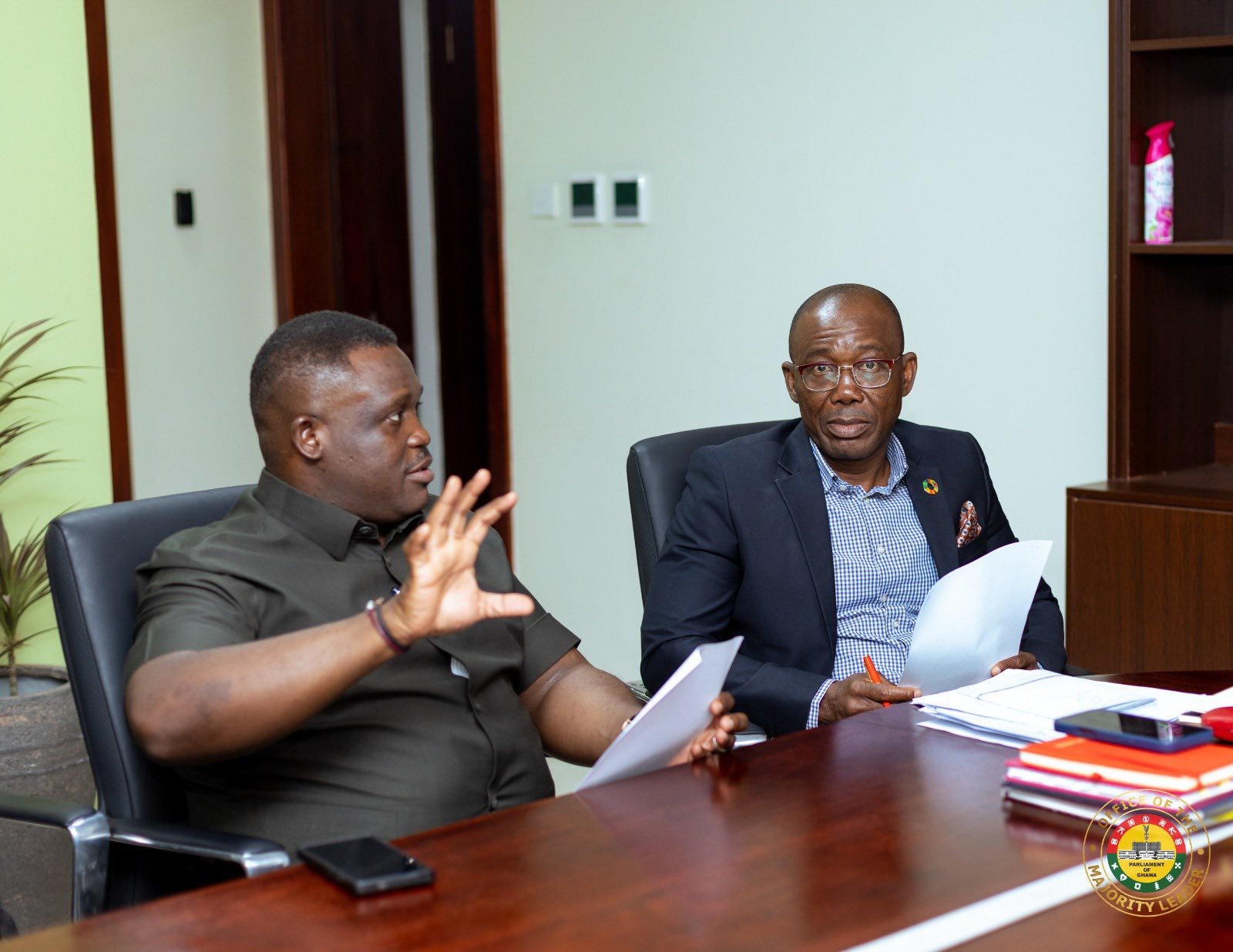 Majority Leader holds strategy meeting with ministers ahead of parliamentary session