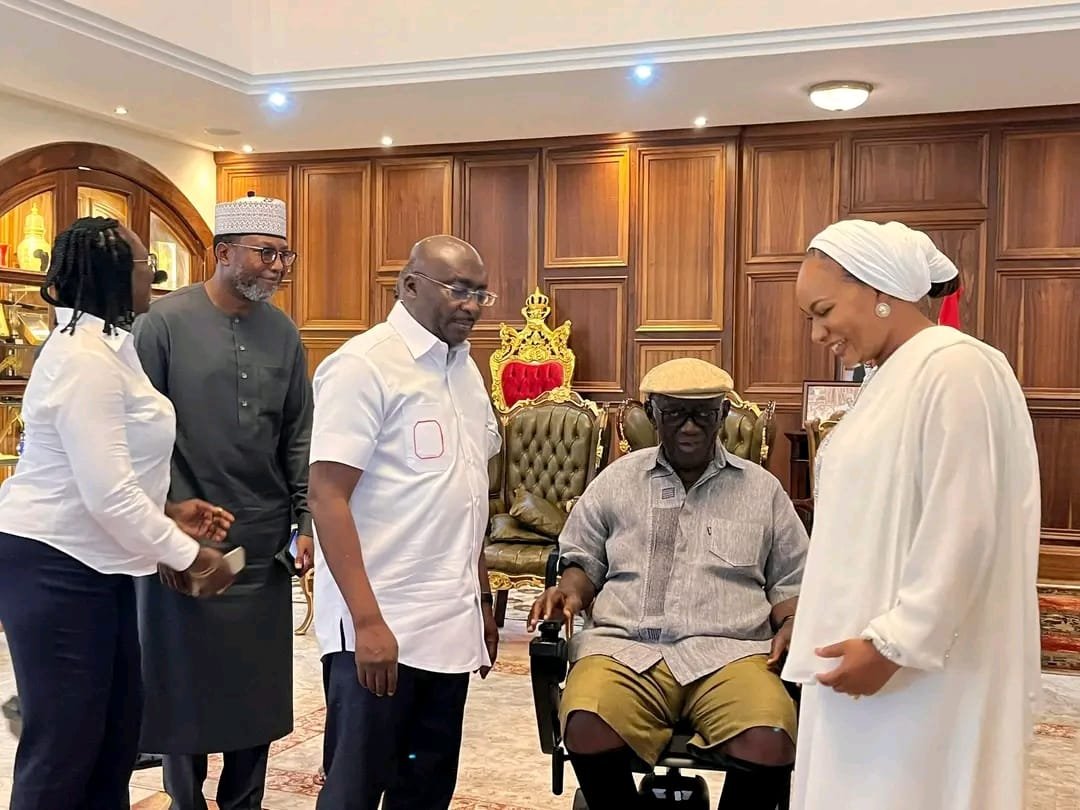 Photos: Bawumia pays courtesy call on Kufuor after flagbearer victory