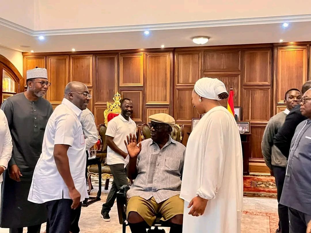 Photos: Bawumia pays courtesy call on Kufuor after flagbearer victory