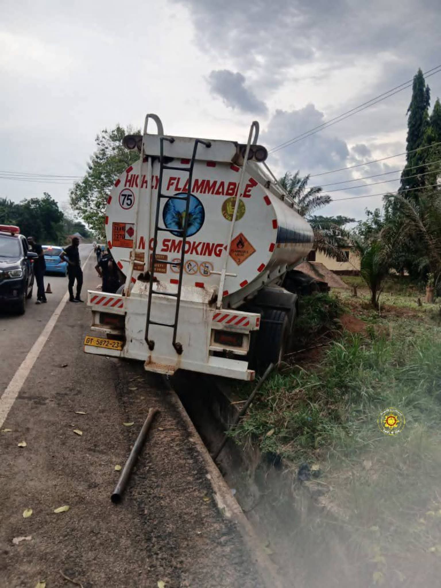 GNFS averts potential petrol tanker explosion at Aveme Junction