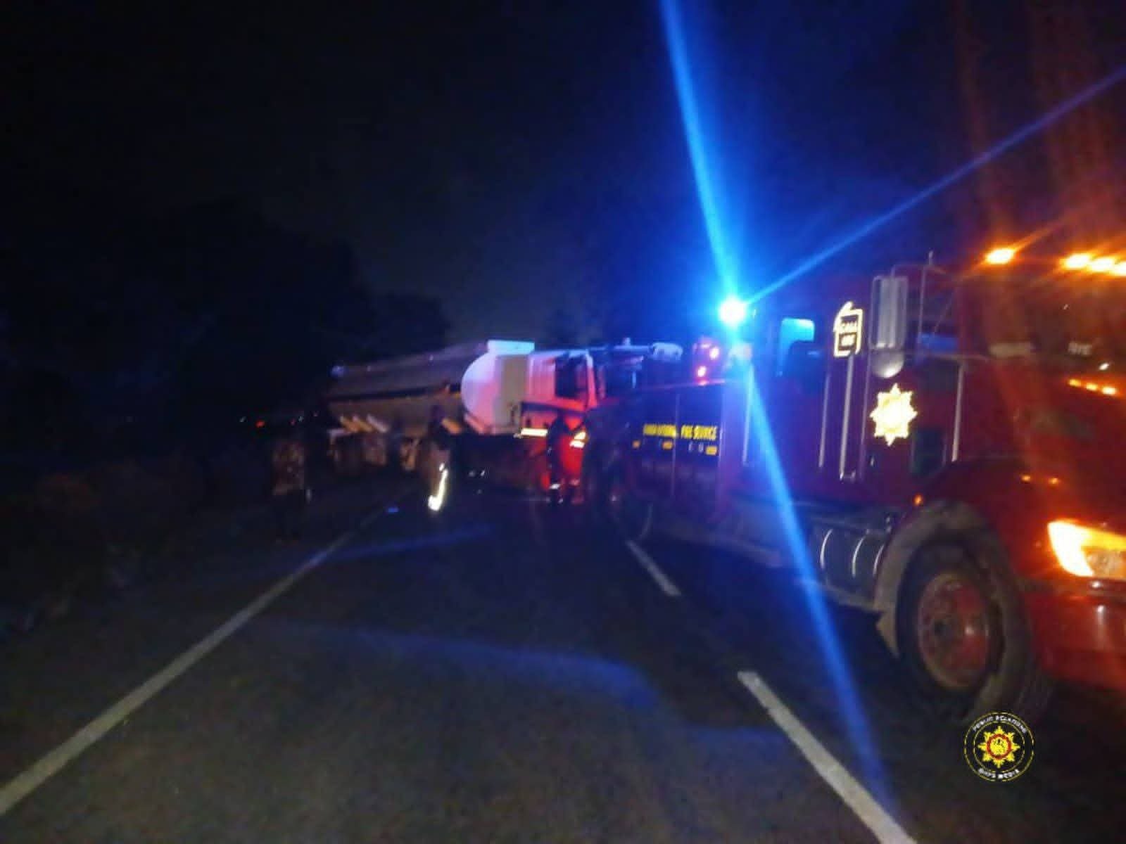 GNFS averts potential petrol tanker explosion at Aveme Junction