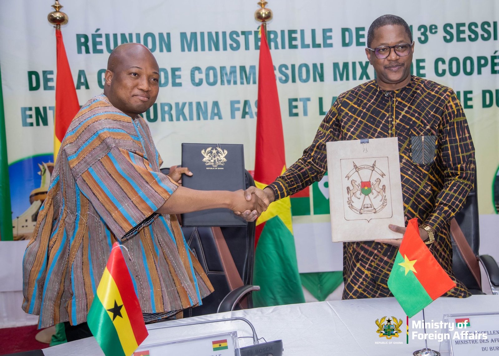Ghana, Burkina Faso sign 7 cooperation agreements to deepen bilateral ties