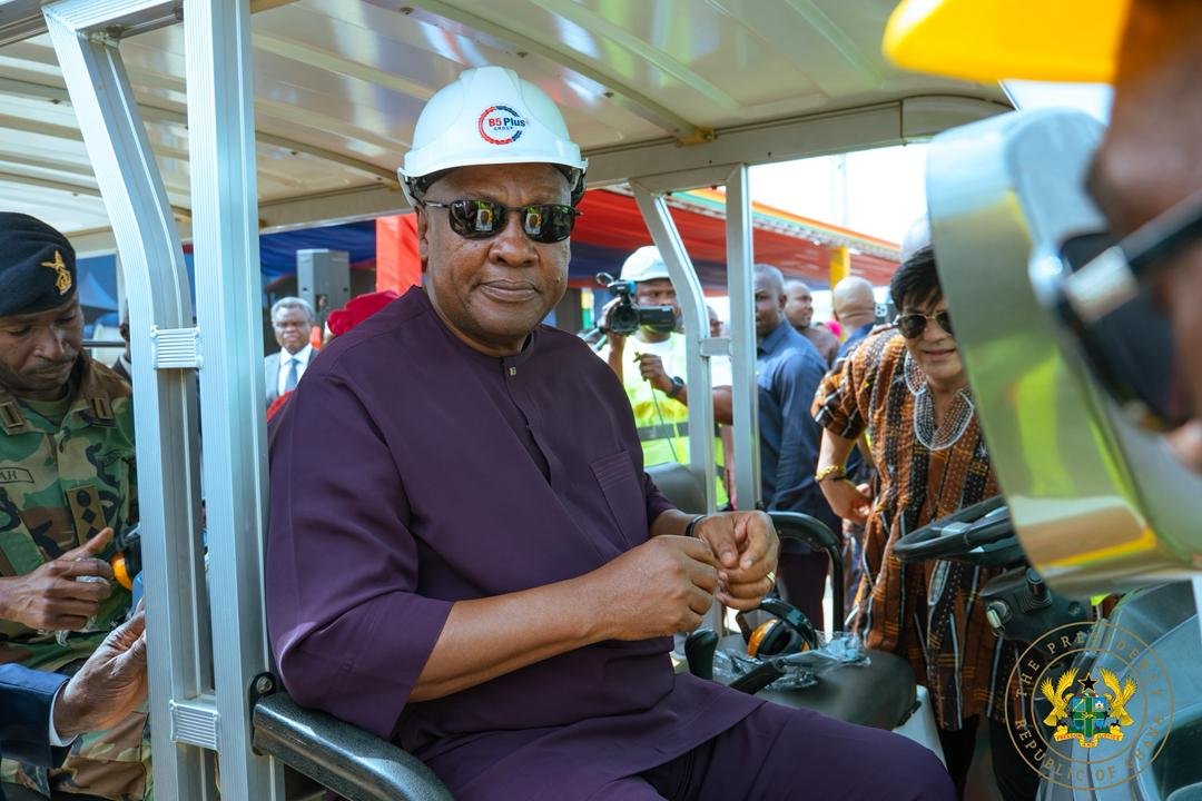 President Mahama commissions B5 Plus Steel Manufacturing Plant, hails boost to Ghana’s industrial transformation